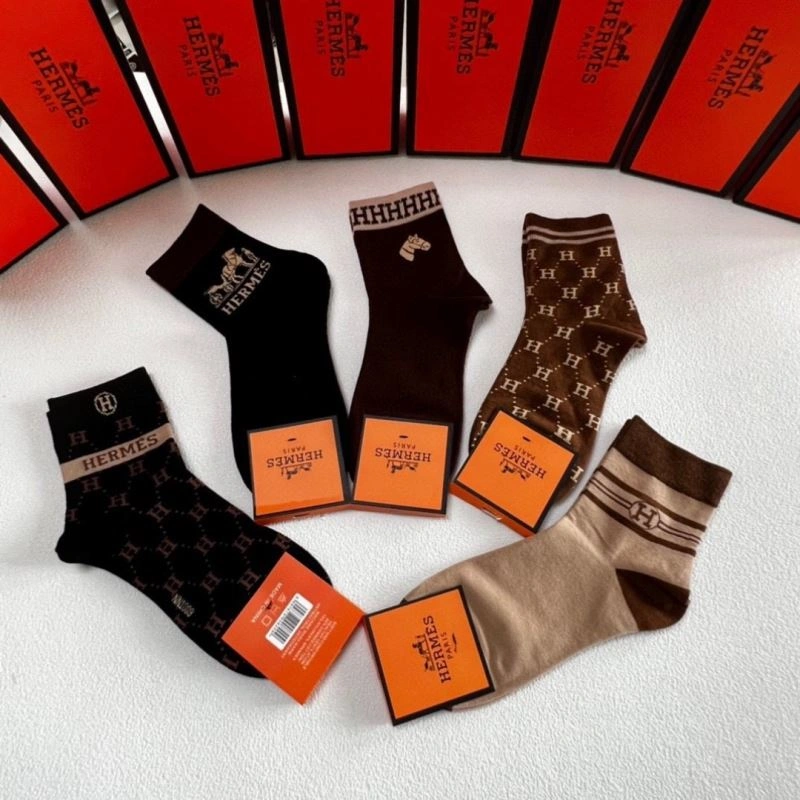 Hermes Socks Colorful 273620