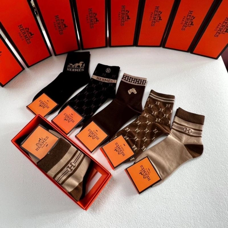 Hermes Socks Colorful 273620