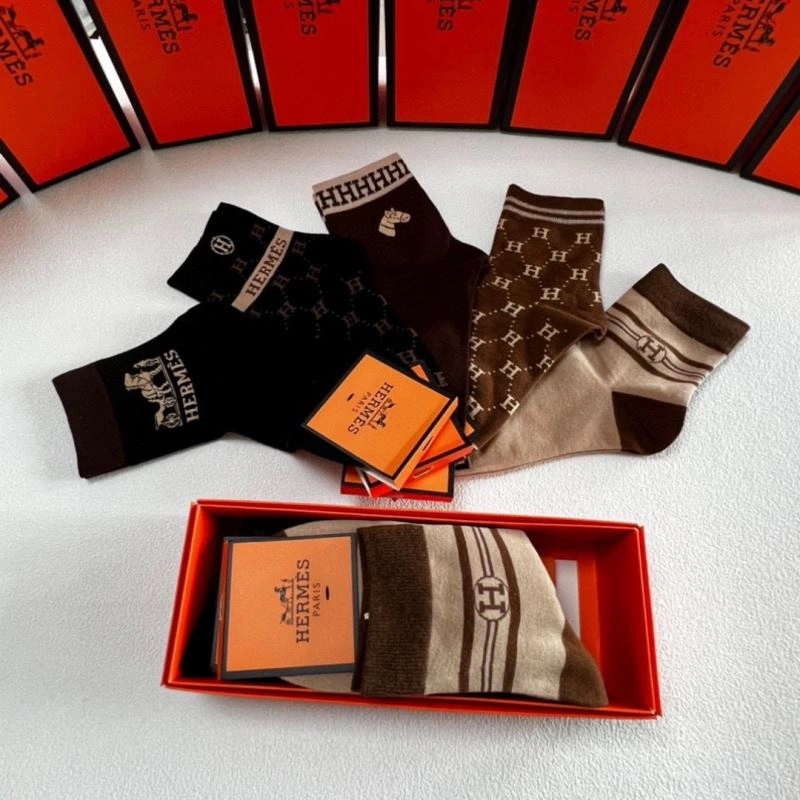 Hermes Socks Colorful 273620