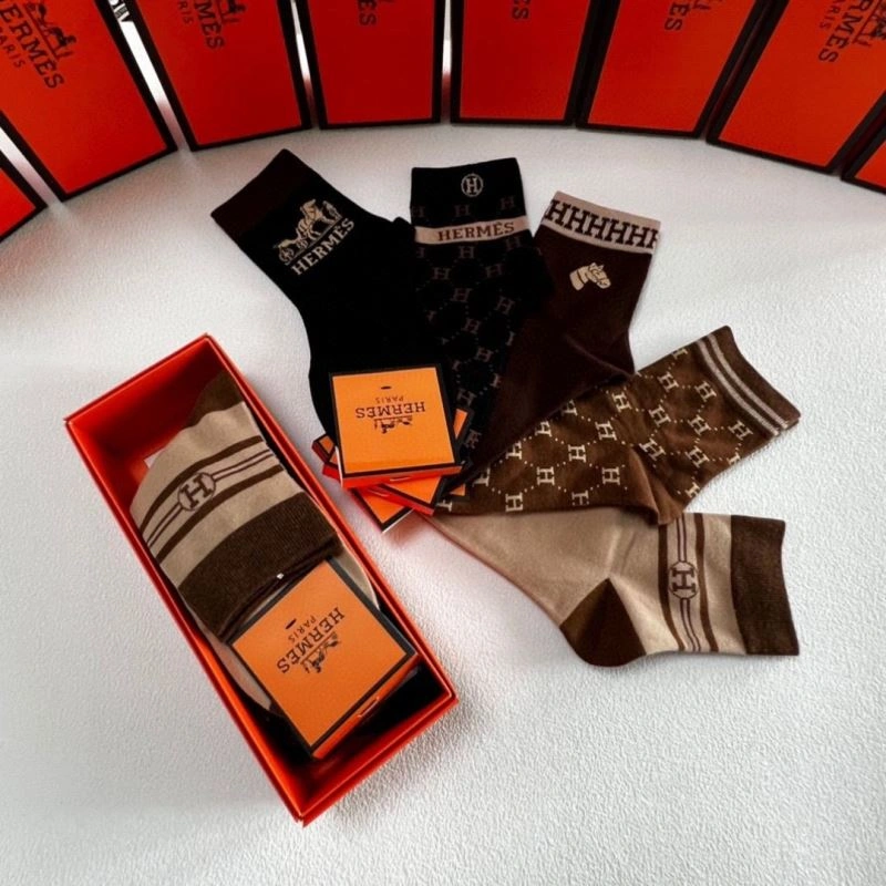 Hermes Socks Colorful 273620
