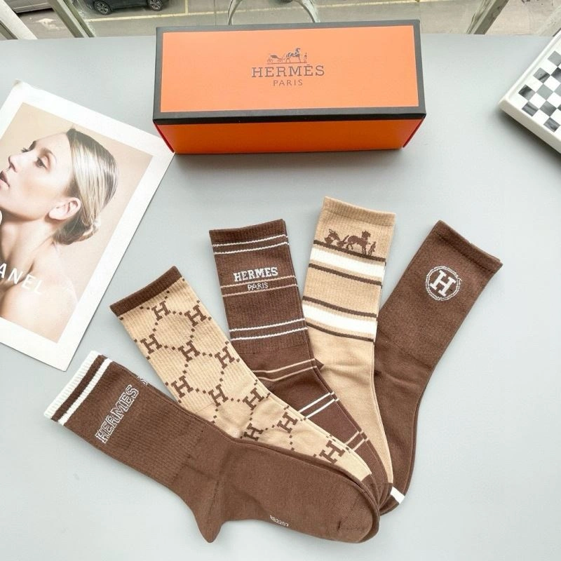 Bright Hermes Socks 273623