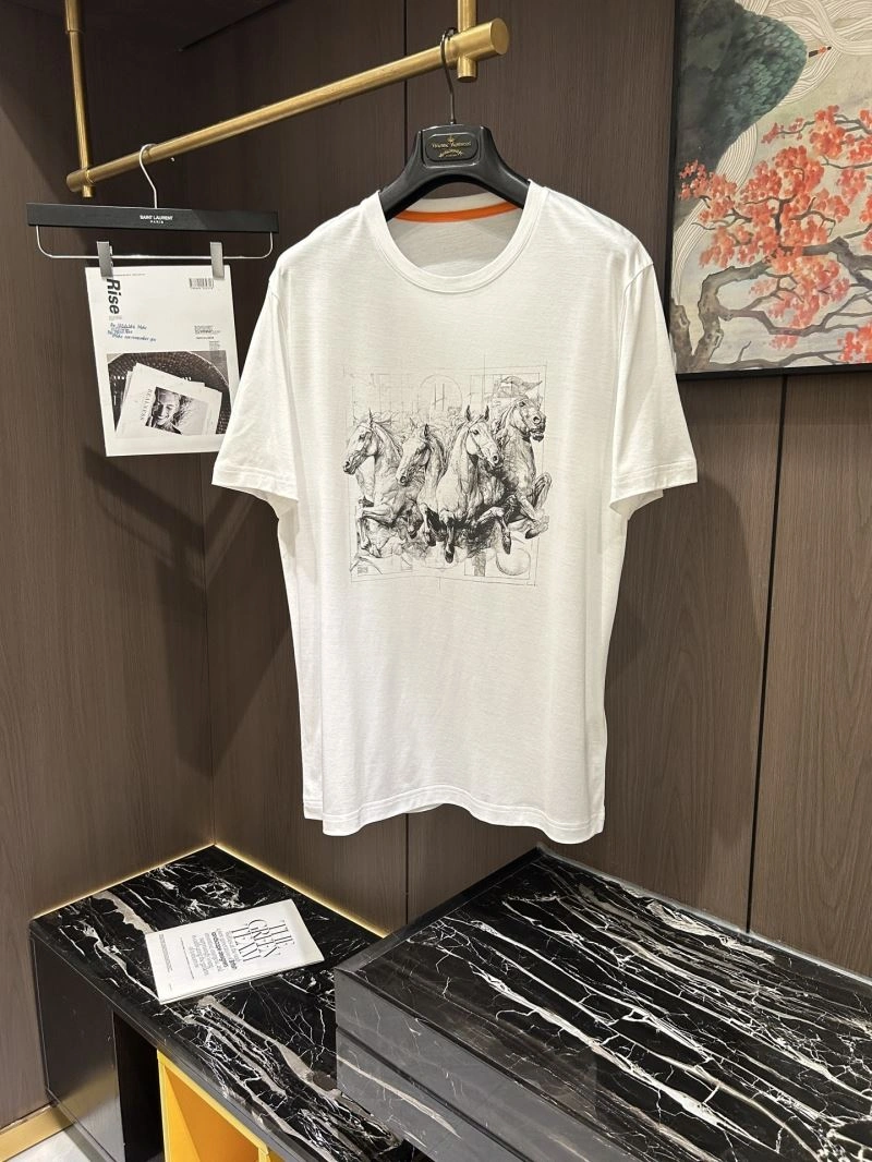Hermes T-Shirts Colorful 129596