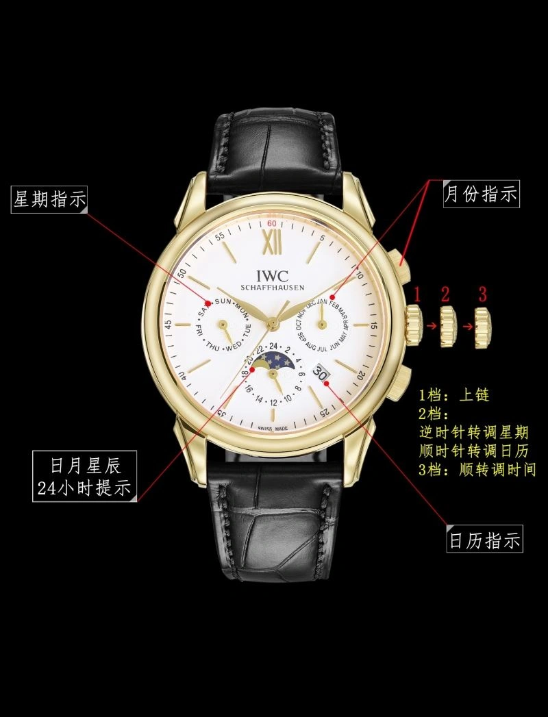 MoistureWicking IWC Watches 184622