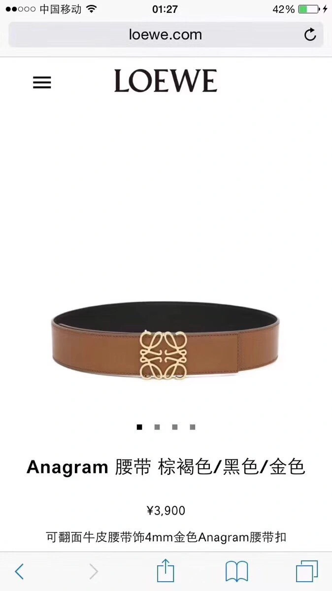 Loewe Belts SoftTouch 296910