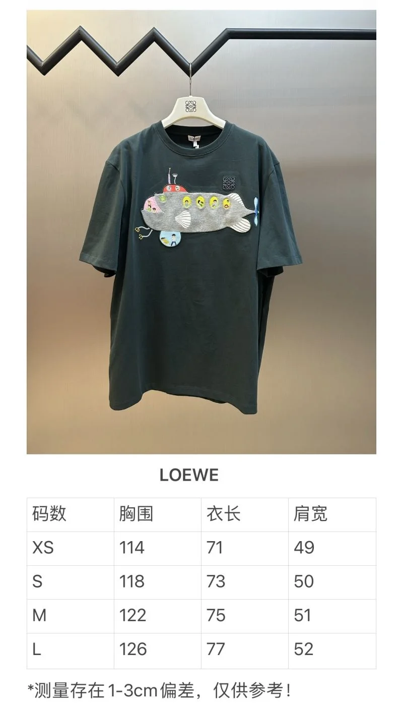 Loewe T-Shirts Modern 163710