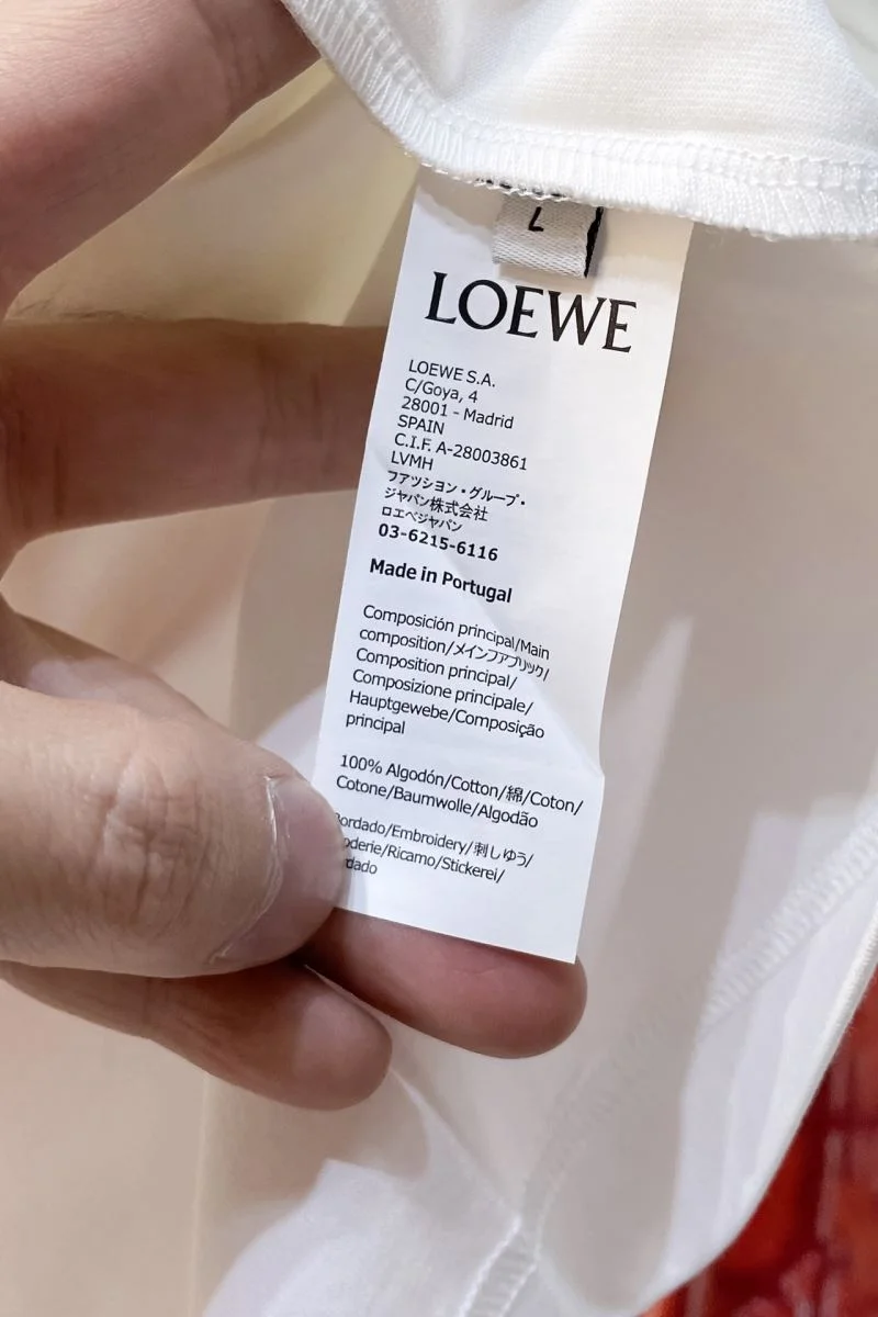 Loewe T-Shirts SmoothTexture 164154