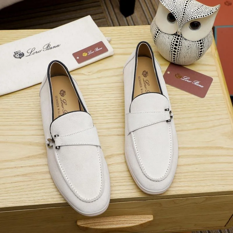 Bright Loro Piana Shoes 4253