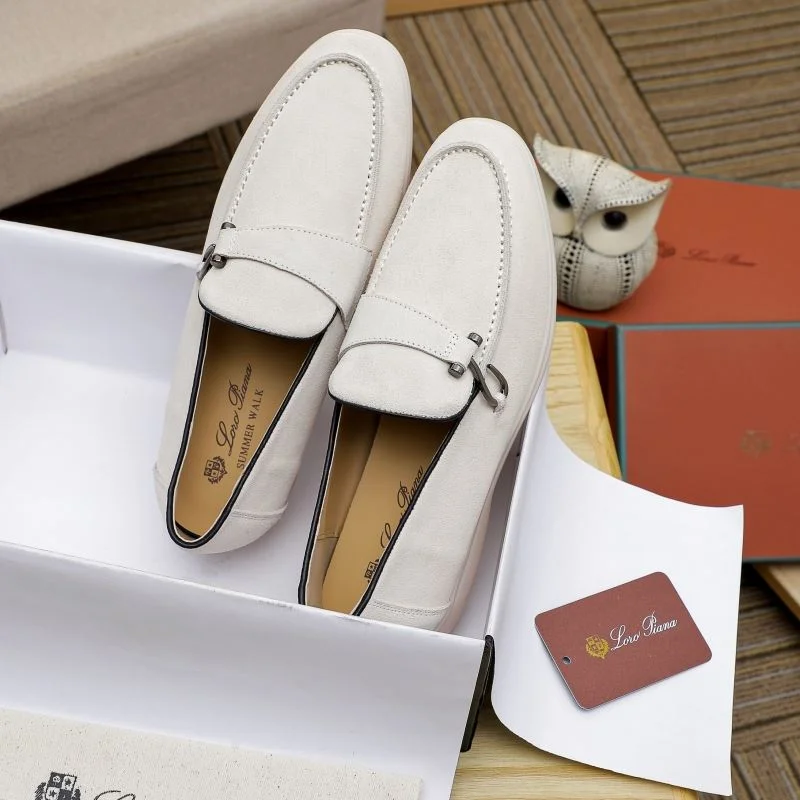 Bright Loro Piana Shoes 4253