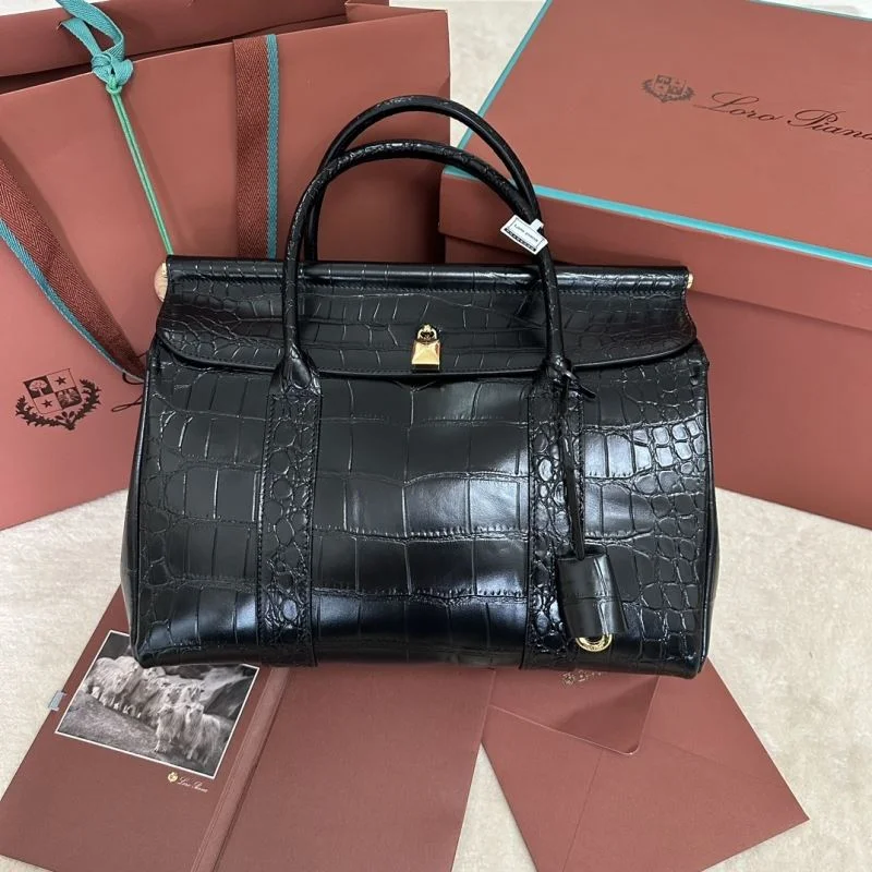 Resilient Loro Piana Top Handle Bags 43836