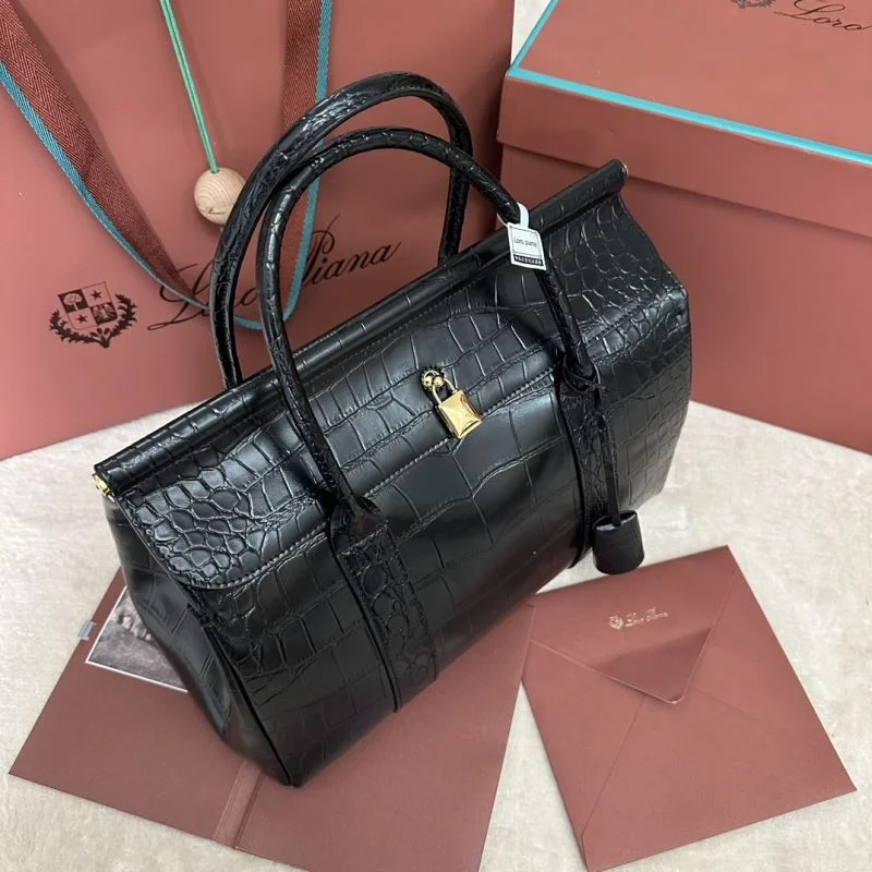 Resilient Loro Piana Top Handle Bags 43836