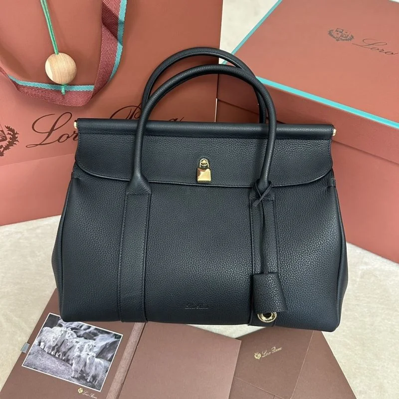 Flexible Loro Piana Top Handle Bags 43637