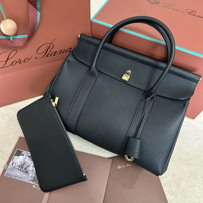 Flexible Loro Piana Top Handle Bags 43637