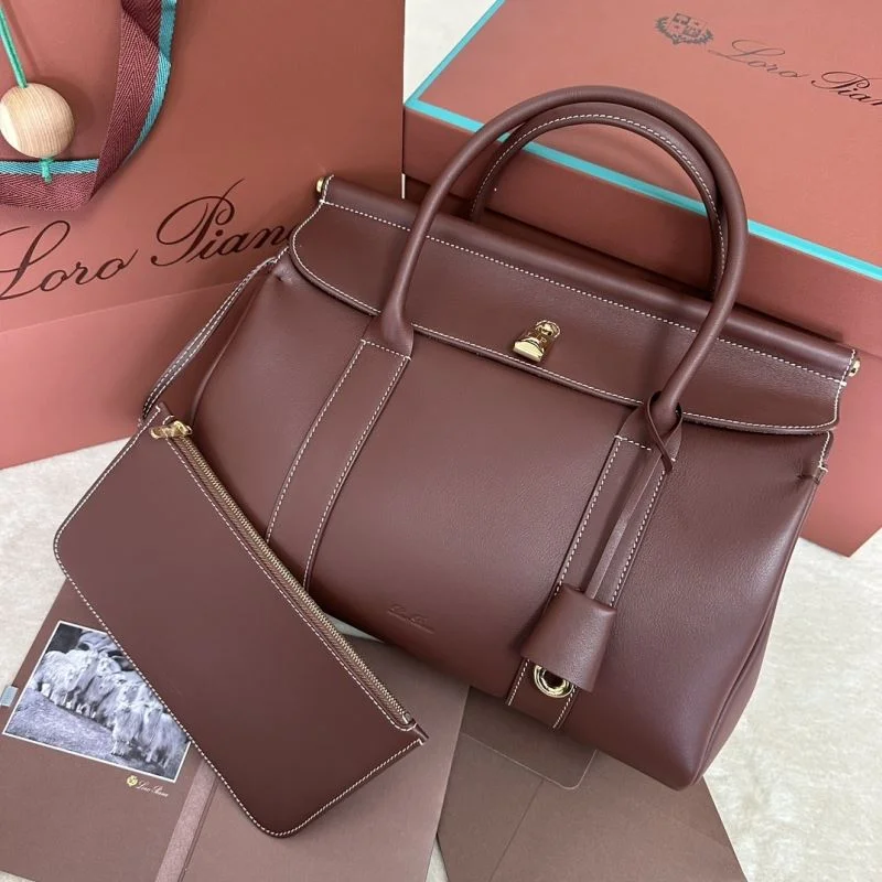 Comfortable Loro Piana Top Handle Bags 43595