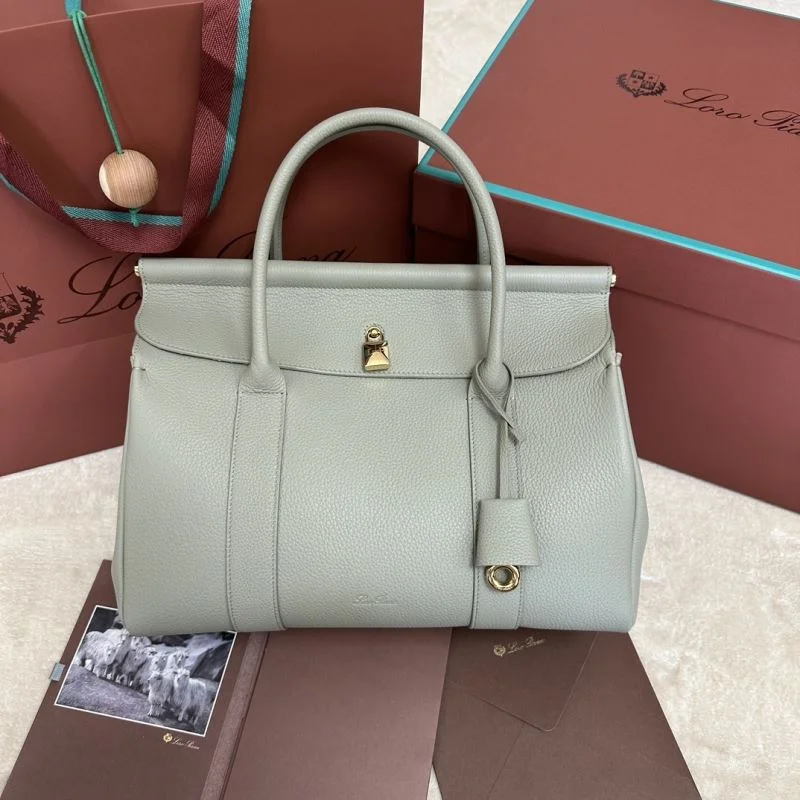 Sleek Loro Piana Top Handle Bags 43592