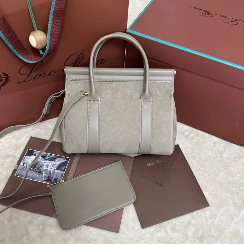 Compact Loro Piana Top Handle Bags 43587