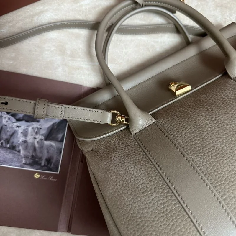 Compact Loro Piana Top Handle Bags 43587
