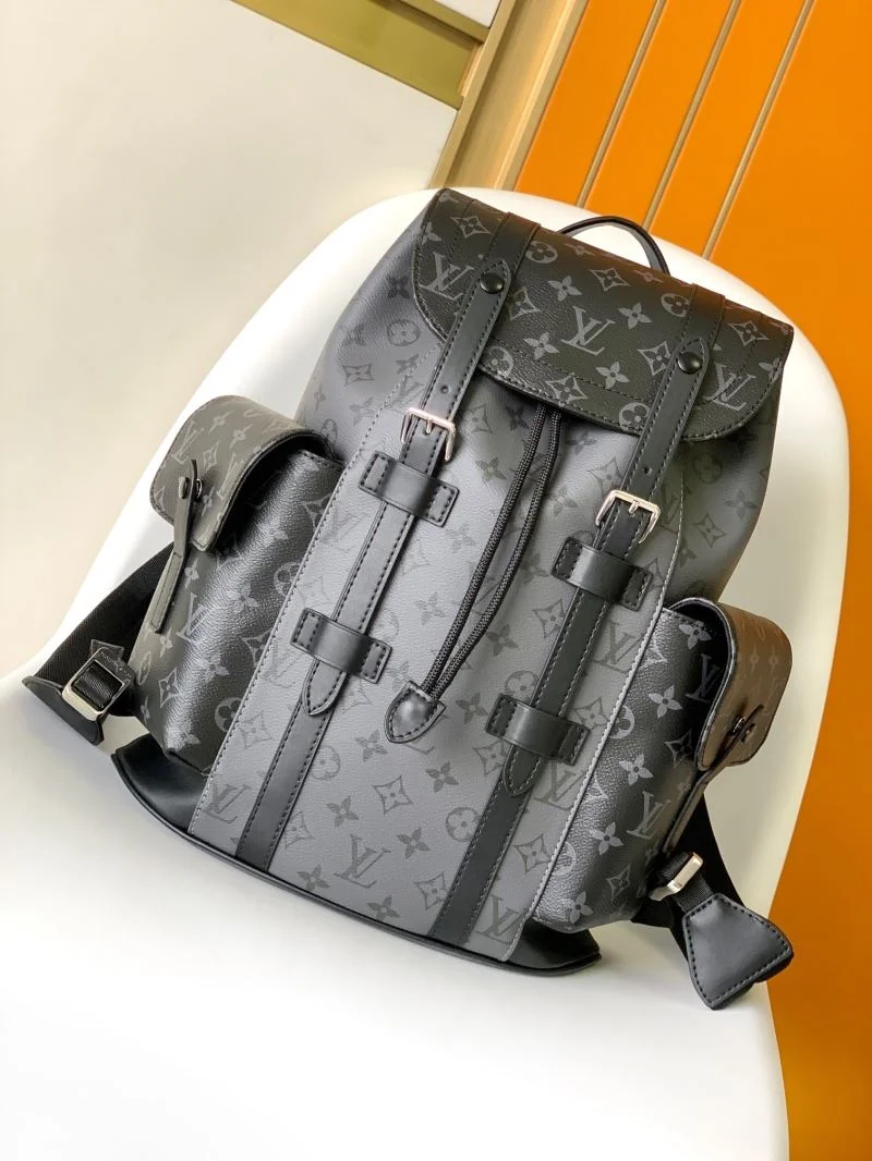 SmoothTexture Louis Vuitton Backpacks 43179