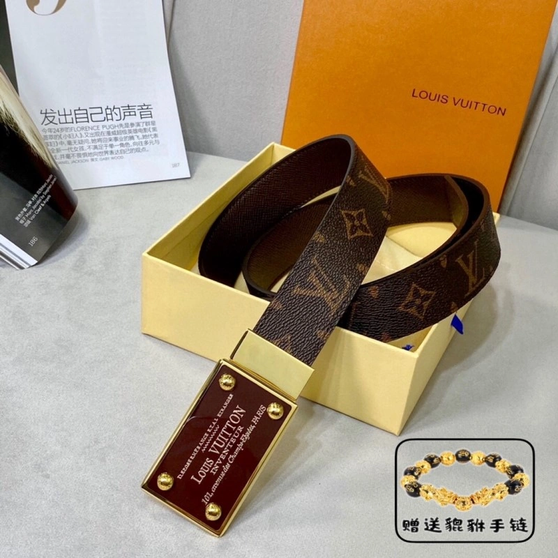 SmoothTexture Louis Vuitton Belts 298108