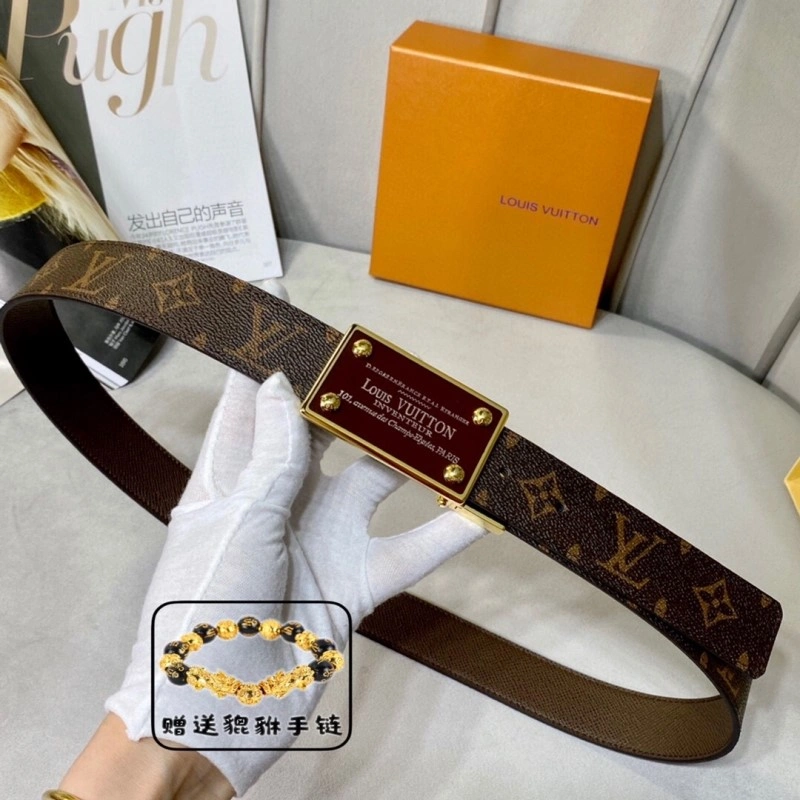 SmoothTexture Louis Vuitton Belts 298108
