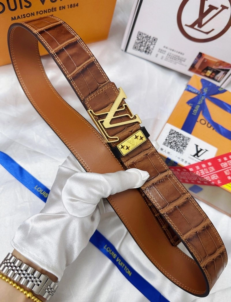 SmoothTexture Louis Vuitton Belts 297397