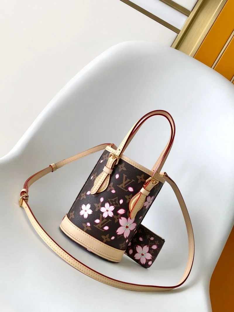 Bold Louis Vuitton Bucket Bags 42973