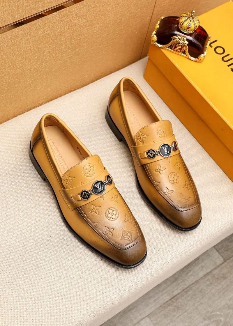 Bright Louis Vuitton Business Shoes 33229