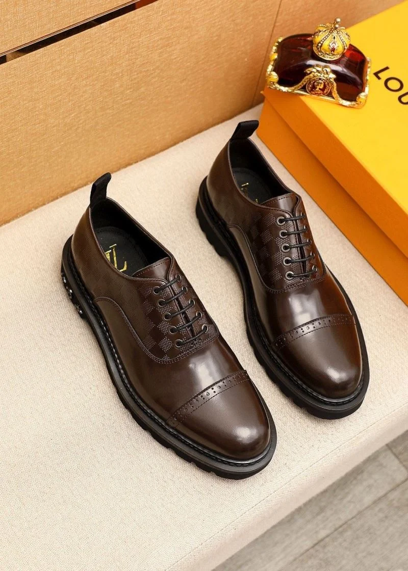 SmoothTexture Louis Vuitton Business Shoes 33156