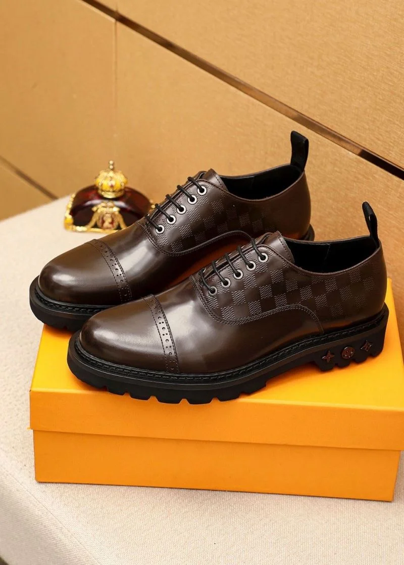 SmoothTexture Louis Vuitton Business Shoes 33156