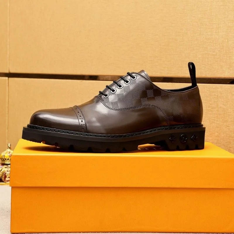 SmoothTexture Louis Vuitton Business Shoes 33156