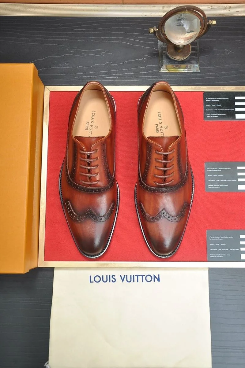 SmoothTexture Louis Vuitton Business Shoes 32985
