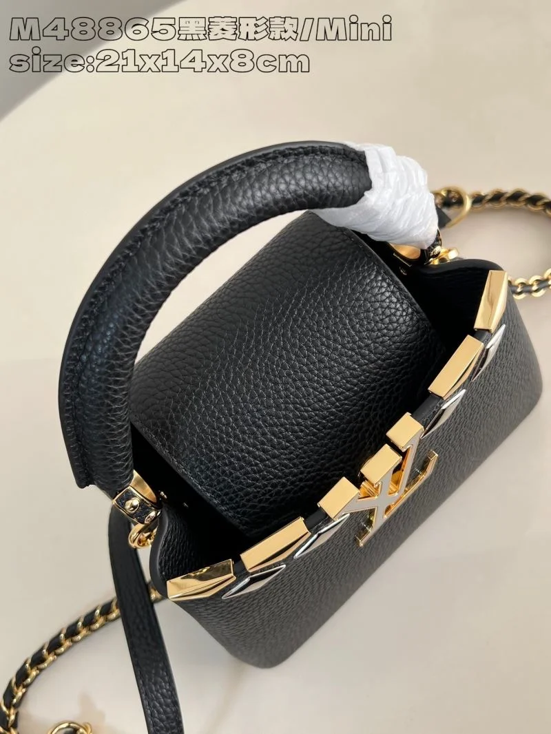 Sleek Louis Vuitton Capucines BB Bags 41269