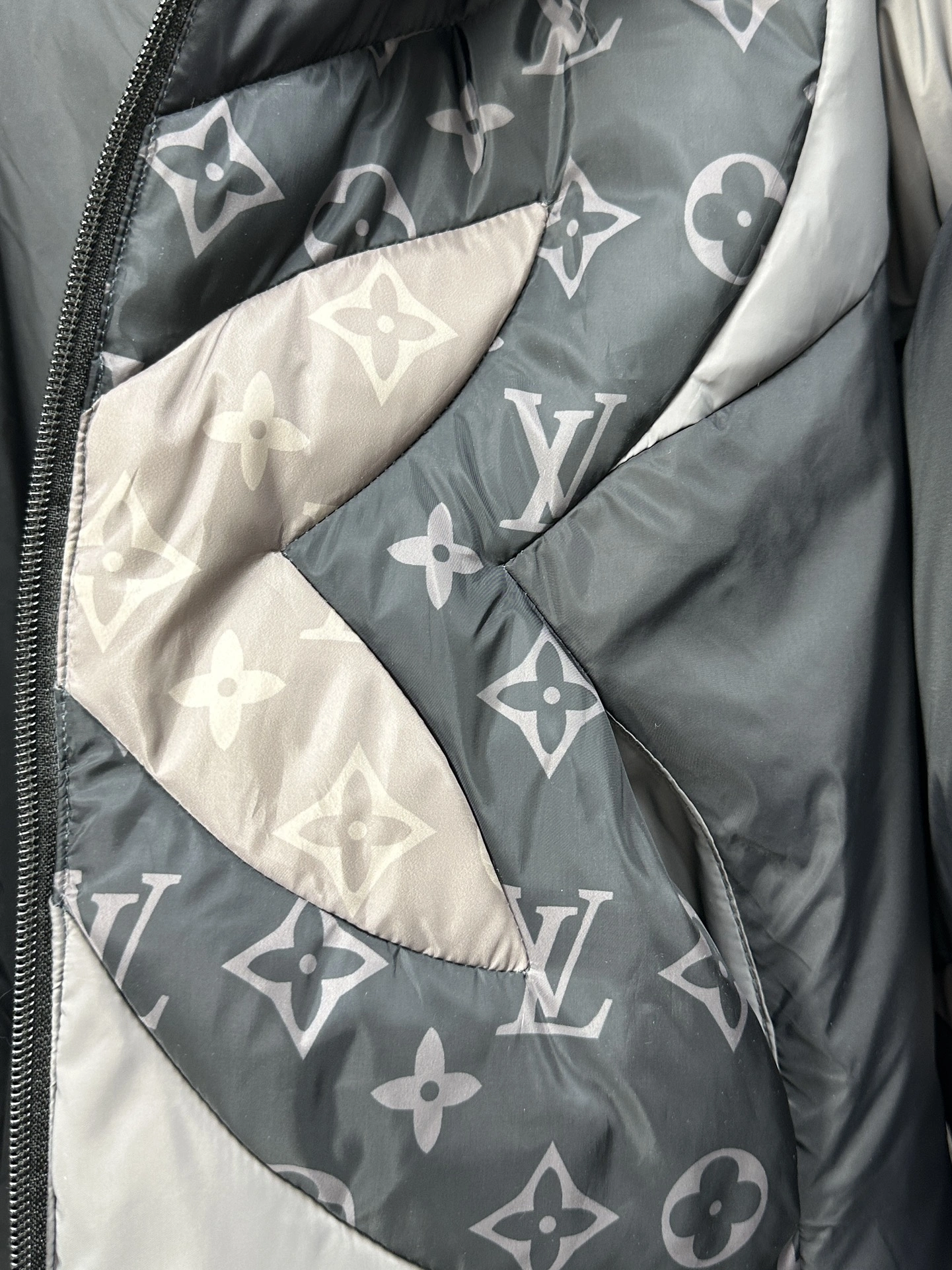 ZipUp Louis Vuitton Down Jackets 139441