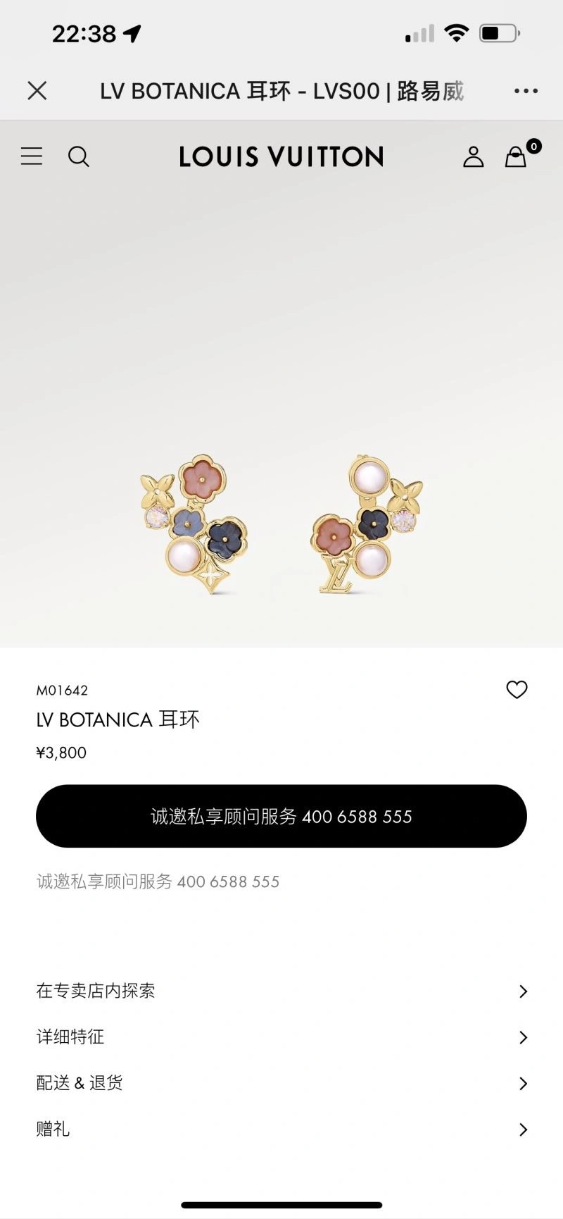 MultiPurpose Louis Vuitton Earrings 249822