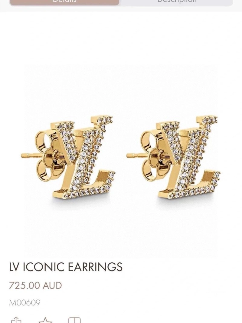 Thermal Louis Vuitton Earrings 248048