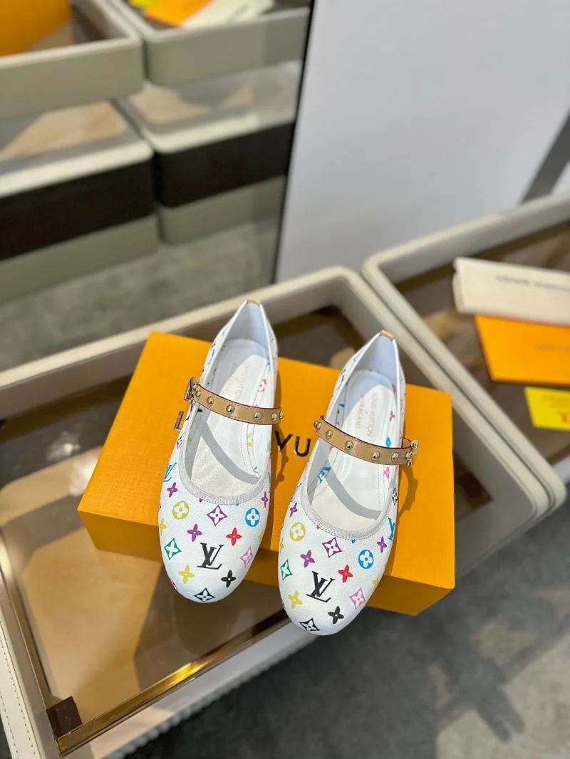 Soft Louis Vuitton Flat Shoes 32004