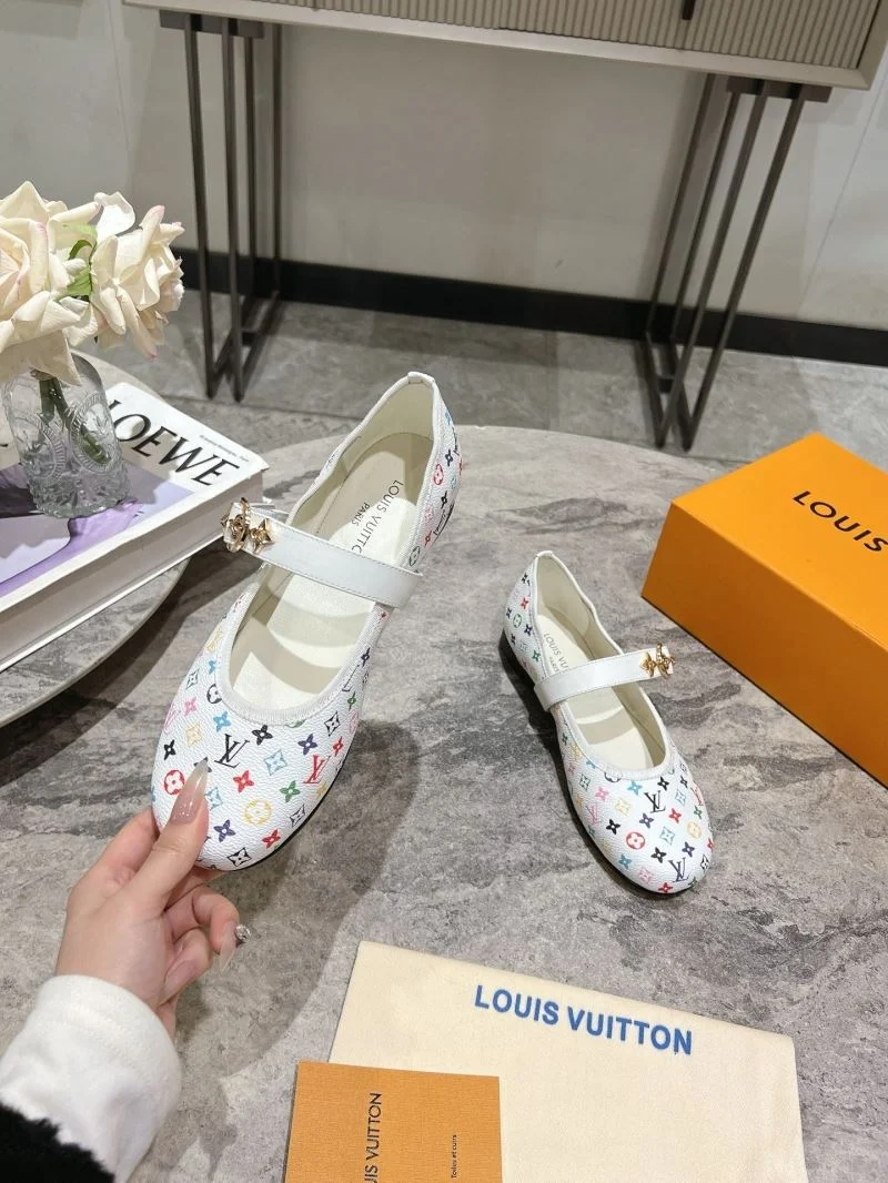 Stretchable Louis Vuitton Flat Shoes 31291
