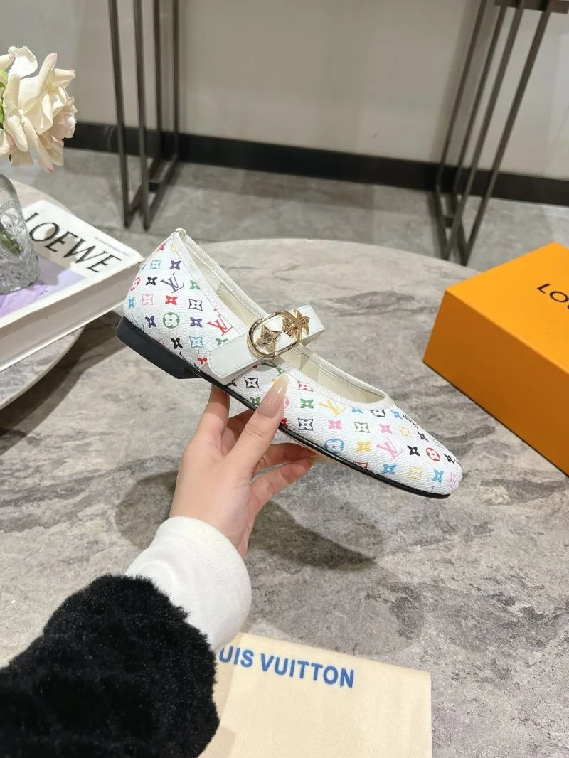 Stretchable Louis Vuitton Flat Shoes 31291