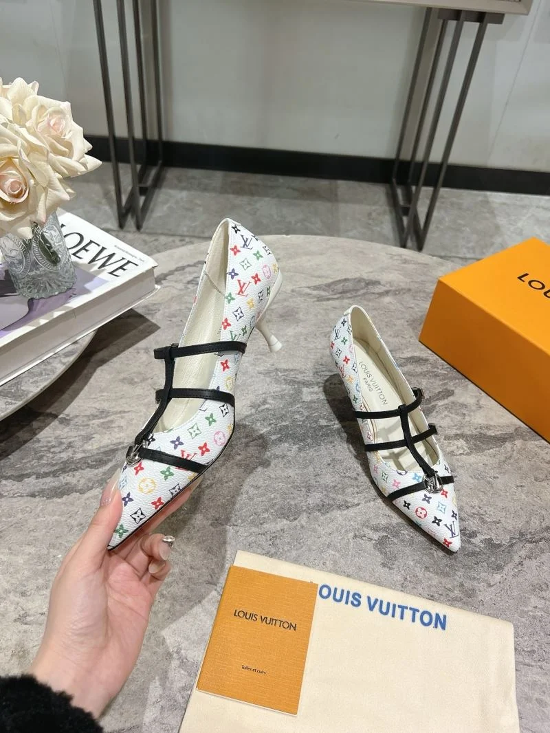 Louis Vuitton Heeled Shoes ZipUp 32355