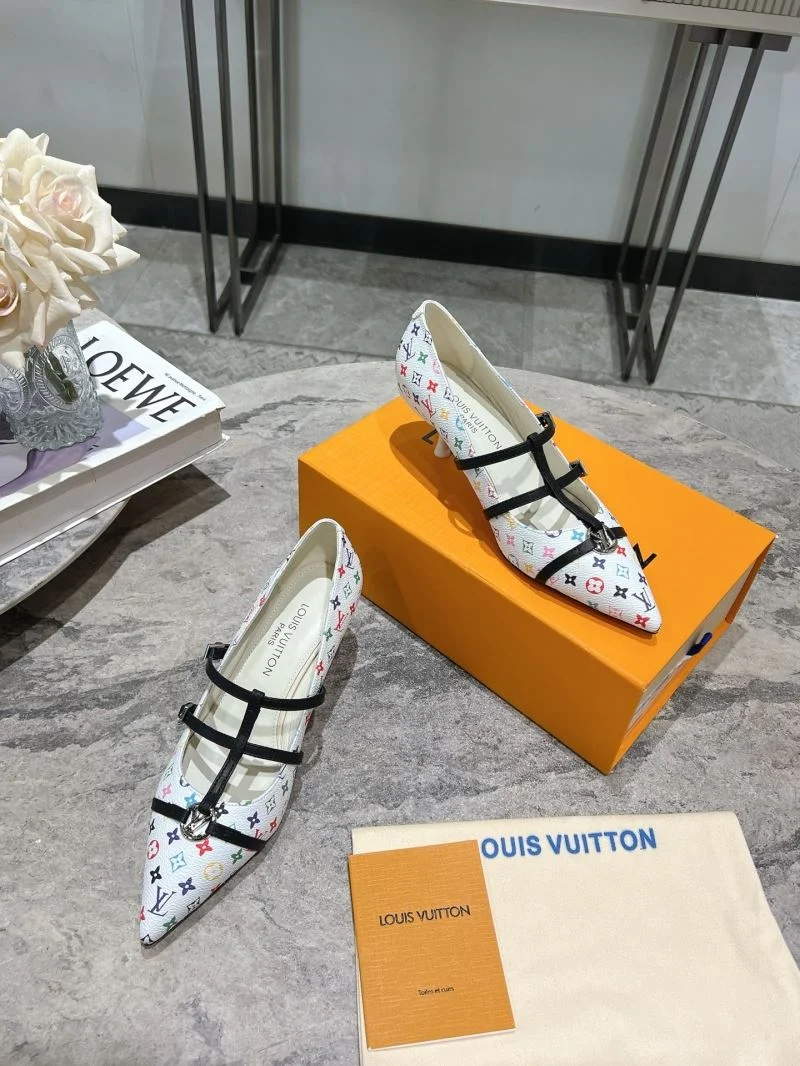 Louis Vuitton Heeled Shoes ZipUp 32355