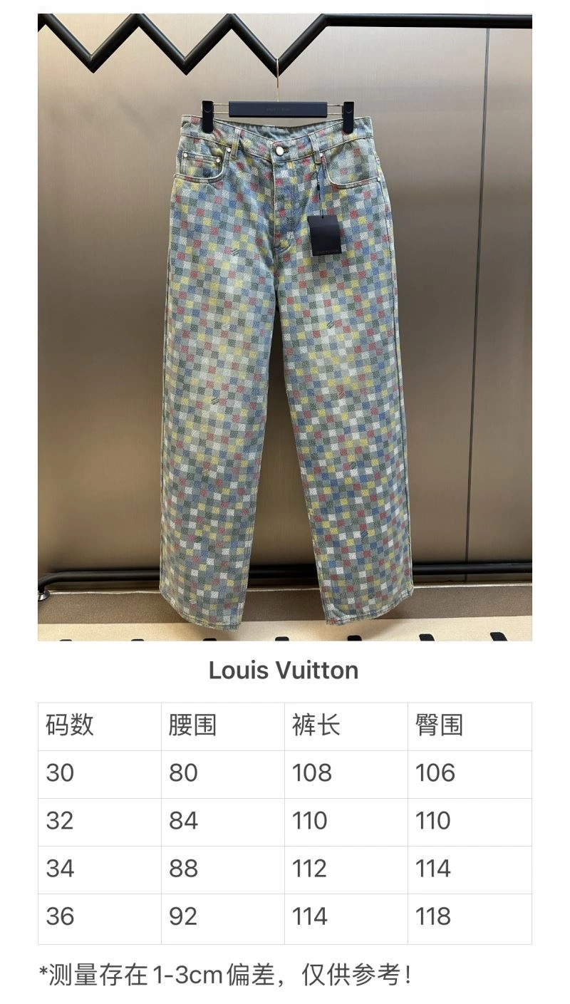 Functional Louis Vuitton Jeans 138756