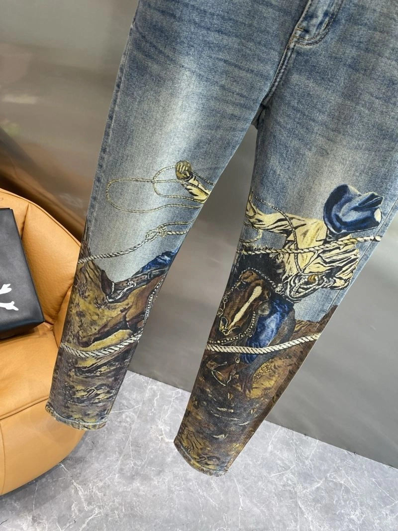Breathable Louis Vuitton Jeans 135087
