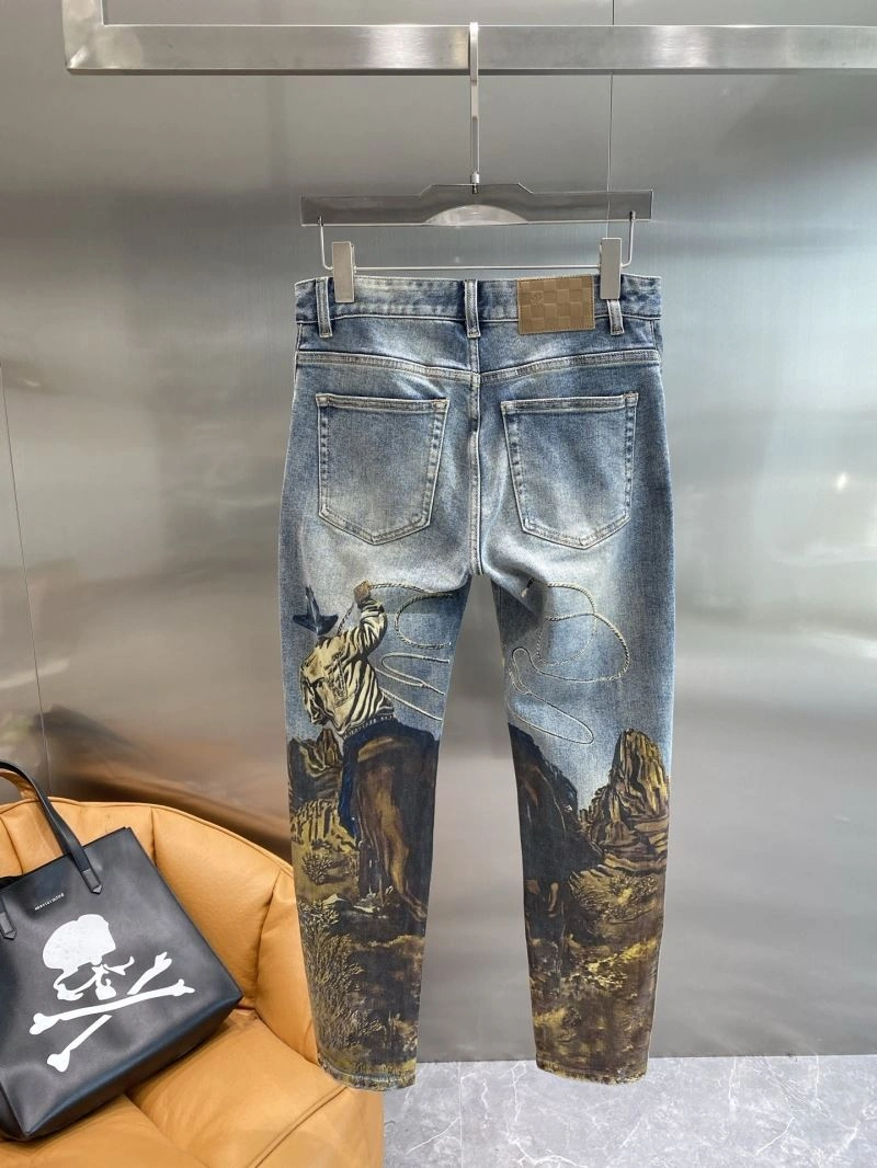 Breathable Louis Vuitton Jeans 135087