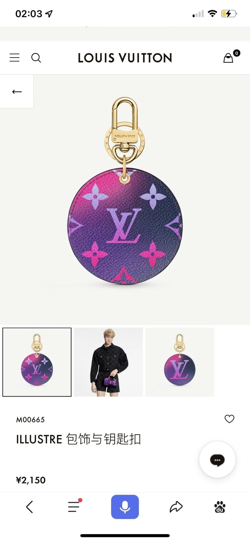 Louis Vuitton Keychains Thermal 266950