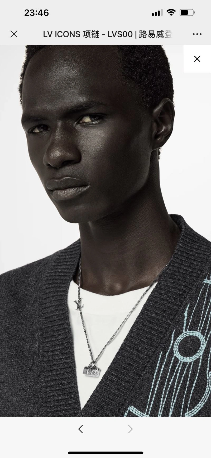 Louis Vuitton Necklaces Tailored 247620