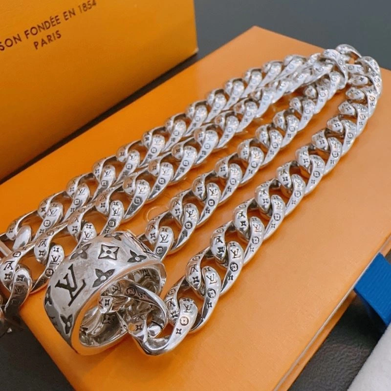 SmoothTexture Louis Vuitton Necklaces 251666