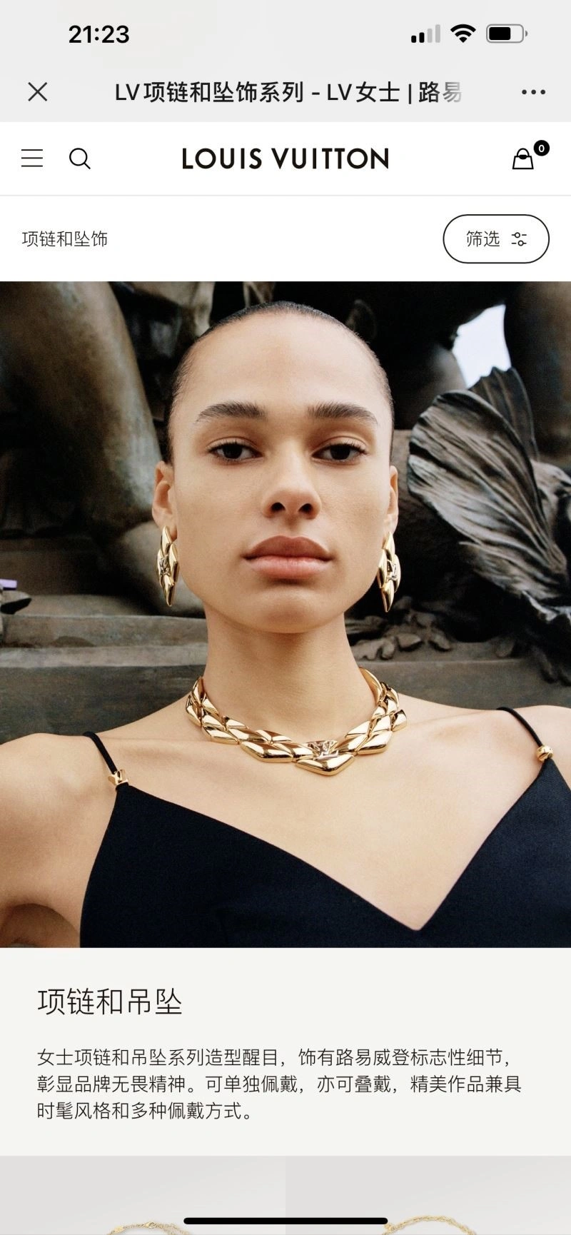 FlexibleFit Louis Vuitton Necklaces 249679