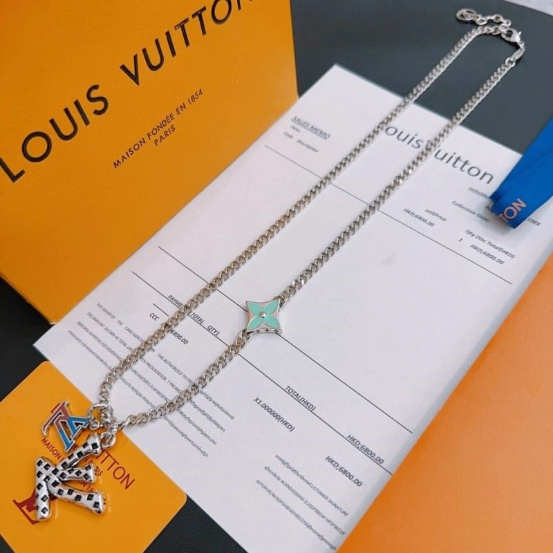 SmoothTexture Louis Vuitton Necklaces 248920