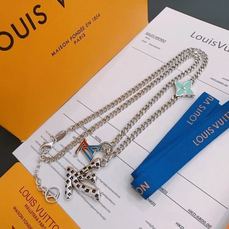 SmoothTexture Louis Vuitton Necklaces 248920