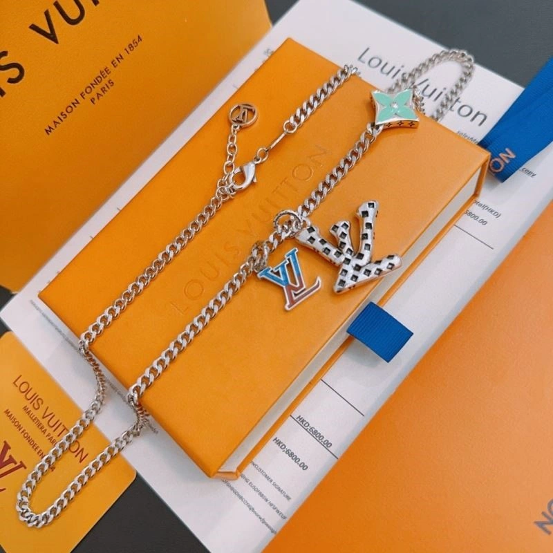 SmoothTexture Louis Vuitton Necklaces 248920