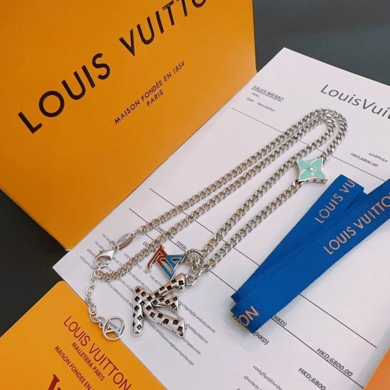 SmoothTexture Louis Vuitton Necklaces 248920